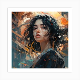 Asian Girl 3 Art Print