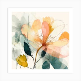 Floral Dreams 7 Art Print