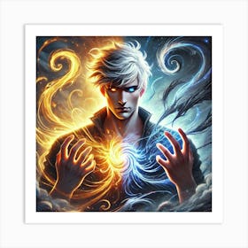 Lucian Ashheart Light And Dark Art Print