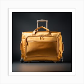 Gold Suitcase 5 Art Print