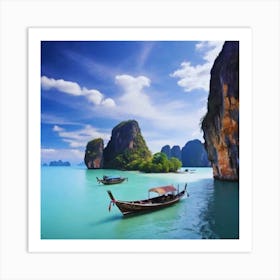 Thailand landscape Art Print