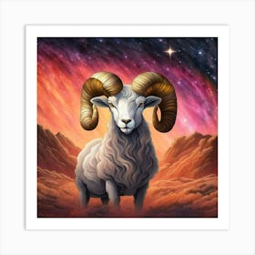 Ram Art Print