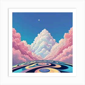 Cloudy Sky Art Print