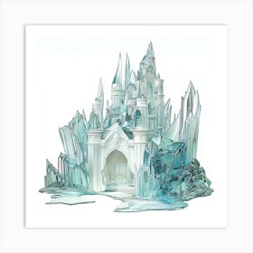 Frozen Castle Art Print