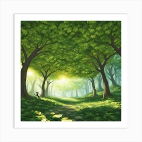 Fairytale Forest 41 Art Print