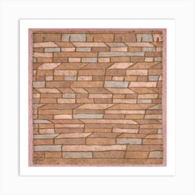 Brick Wall Art Print