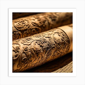 Islamic Scrolls Art Print