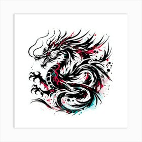 Dragon Tattoo Art Print