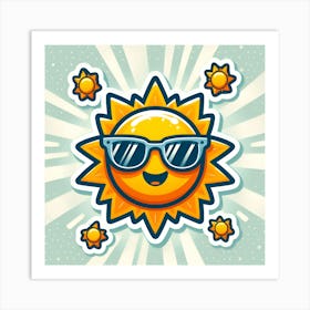 Sun Sticker 2 Art Print