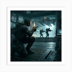 Emberblade Commandos High Stakes Mission Art Print