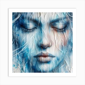 Abstract Lady Art Print