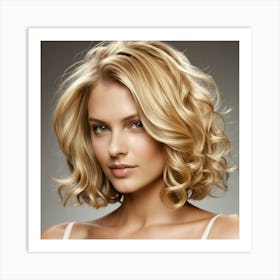 Blond Hair Female Blonde Light Golden Color Style Hairstyle Beauty Tresses Locks Mane S (1) Art Print