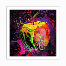 Colorful Apple Art Print