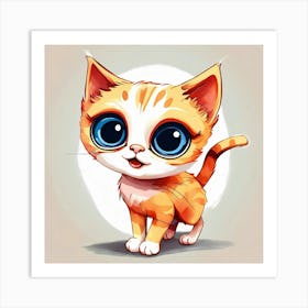 Cute Kitten 1 Art Print