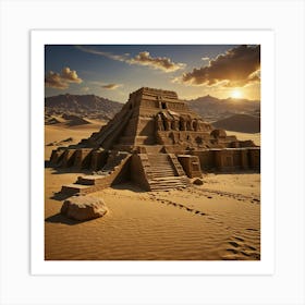 Egyptian Pyramid 3 Art Print