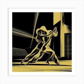 Dancers In The Dark Art Print