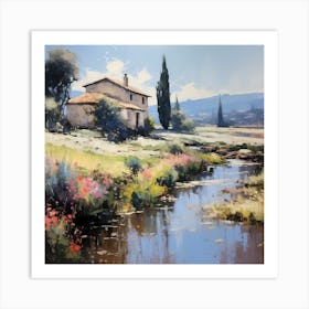 Ethereal Tuscan Twilight Art Print