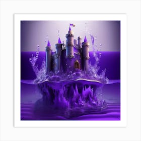 Purple Castle Art Print