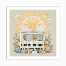 Baby Nursery Wall Art Art Print