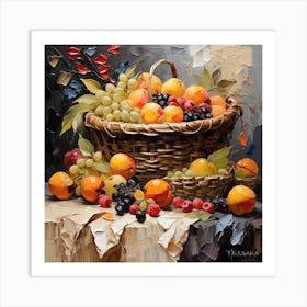 Fruit Basket Art Print