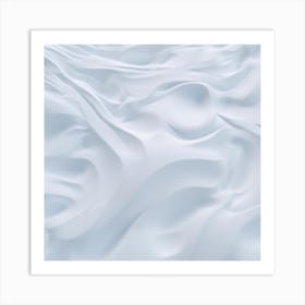 White Snow Art Print