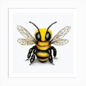 Cute bee Art Print