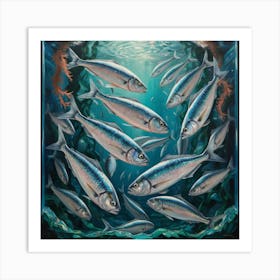 Sardines Art Print