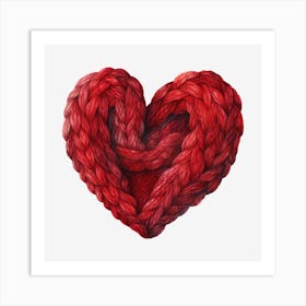 Heart Of Yarn 7 Art Print