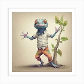 Lizard 18 Art Print