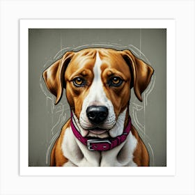 Dog Portrait 5 Art Print