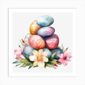 Easter Eggs 3 Art Print