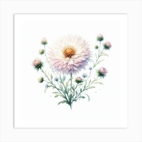 Flower of Aster Art Print