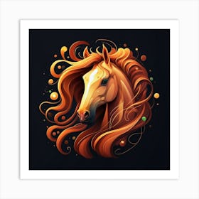 Horse Head 5 Art Print