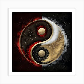 Yin Yang Symbol 1 Art Print