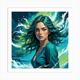 Mermaid 23 Art Print