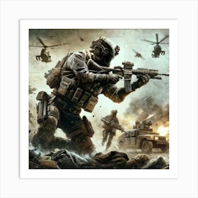 Call Of Duty 6 Art Print