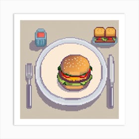 Pixel Art 26 Art Print