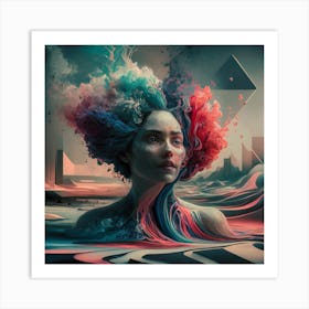 Digital Art Art Print