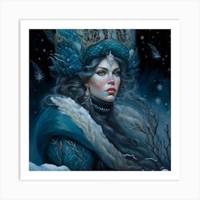 Ice Queen 5 Art Print