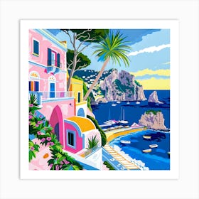 Amalfi Coast Art Print