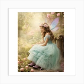 Fairy In The Garden Art Print