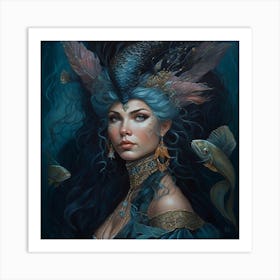 Mermaid 5 Art Print