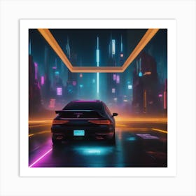 Futuristic City 1 Art Print