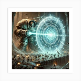 Magnus Shield Wall Iron Commonwealth Art Print