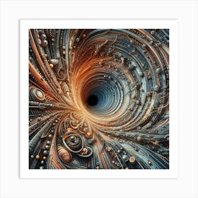 Fractal Vortex Art Print