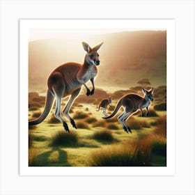 Kangaroo Art Print