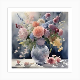 Flowers In A Vase Art Print