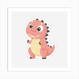 Cute Dinosaur picture Art Print