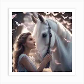 Fairytale Horse 5 Art Print