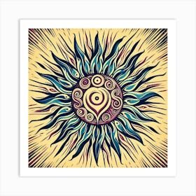 Sunbursts Art Print